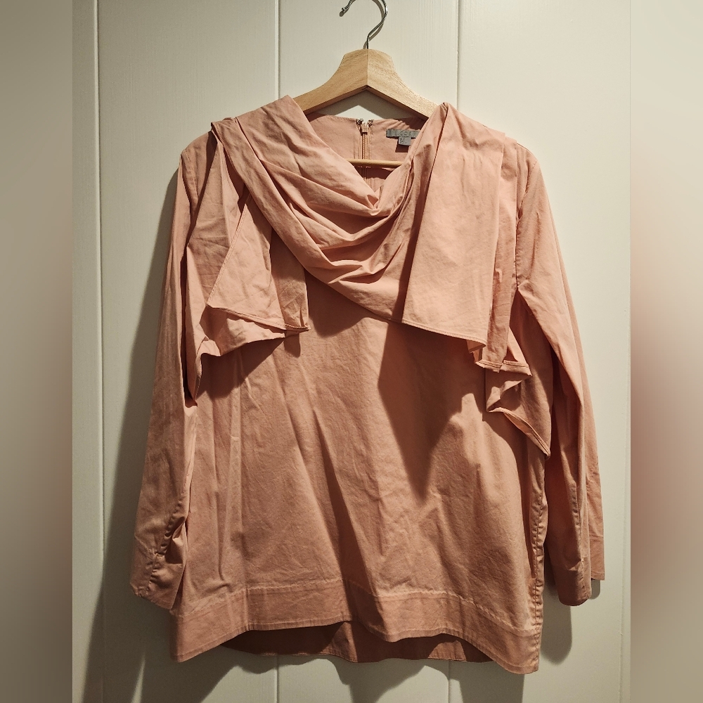 COS Pink Draped Shirt